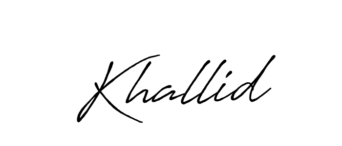 Also You can easily find your signature by using the search form. We will create Khallid name handwritten signature images for you free of cost using Antro_Vectra_Bolder sign style. Khallid signature style 7 images and pictures png