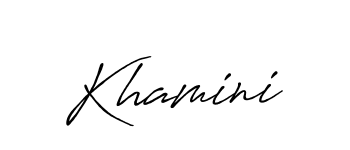 See photos of Khamini official signature by Spectra . Check more albums & portfolios. Read reviews & check more about Antro_Vectra_Bolder font. Khamini signature style 7 images and pictures png