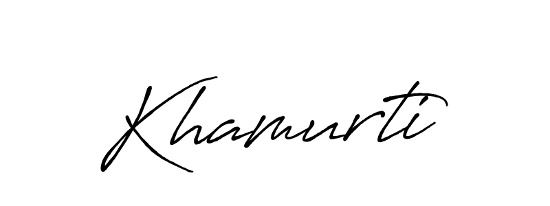 if you are searching for the best signature style for your name Khamurti. so please give up your signature search. here we have designed multiple signature styles  using Antro_Vectra_Bolder. Khamurti signature style 7 images and pictures png