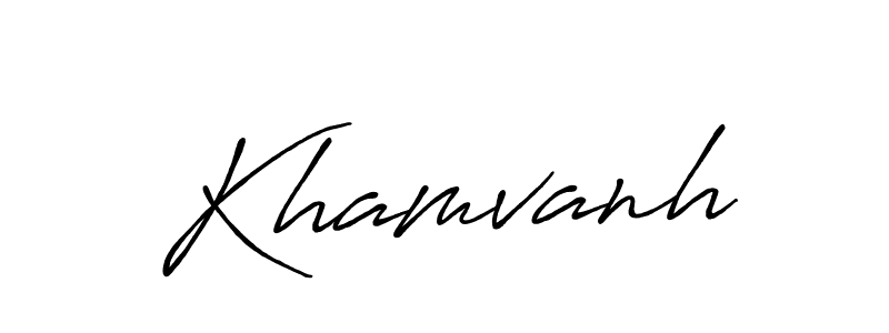 Best and Professional Signature Style for Khamvanh. Antro_Vectra_Bolder Best Signature Style Collection. Khamvanh signature style 7 images and pictures png
