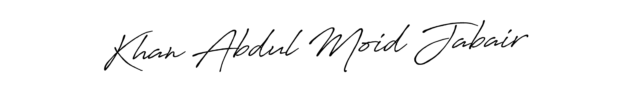 Make a beautiful signature design for name Khan Abdul Moid Jabair. Use this online signature maker to create a handwritten signature for free. Khan Abdul Moid Jabair signature style 7 images and pictures png