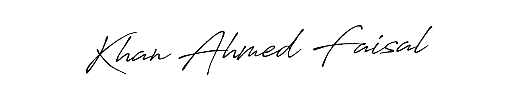 Similarly Antro_Vectra_Bolder is the best handwritten signature design. Signature creator online .You can use it as an online autograph creator for name Khan Ahmed Faisal. Khan Ahmed Faisal signature style 7 images and pictures png