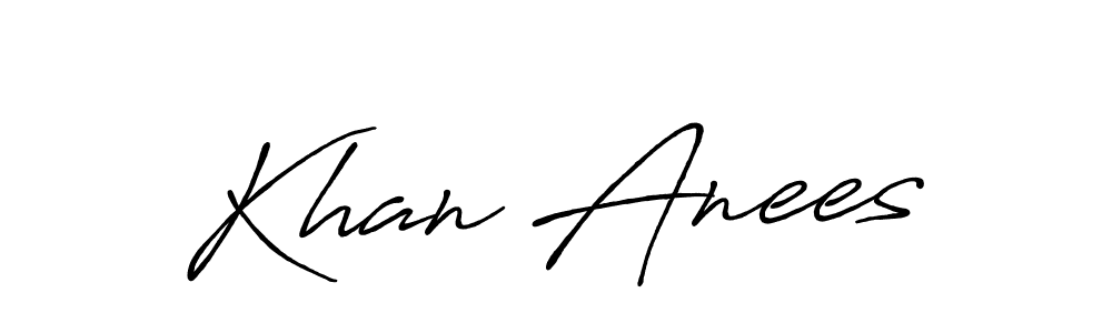 Here are the top 10 professional signature styles for the name Khan Anees. These are the best autograph styles you can use for your name. Khan Anees signature style 7 images and pictures png