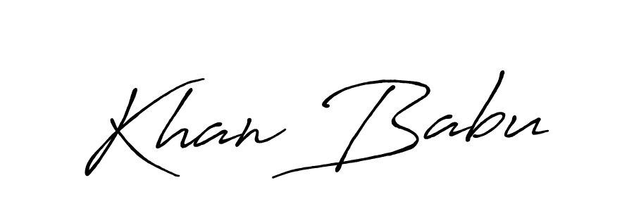 if you are searching for the best signature style for your name Khan Babu. so please give up your signature search. here we have designed multiple signature styles  using Antro_Vectra_Bolder. Khan Babu signature style 7 images and pictures png