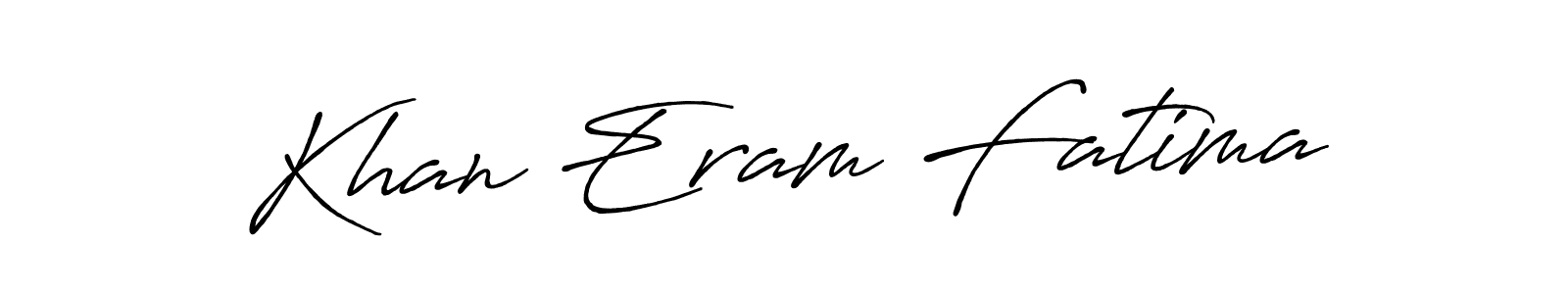 if you are searching for the best signature style for your name Khan Eram Fatima. so please give up your signature search. here we have designed multiple signature styles  using Antro_Vectra_Bolder. Khan Eram Fatima signature style 7 images and pictures png
