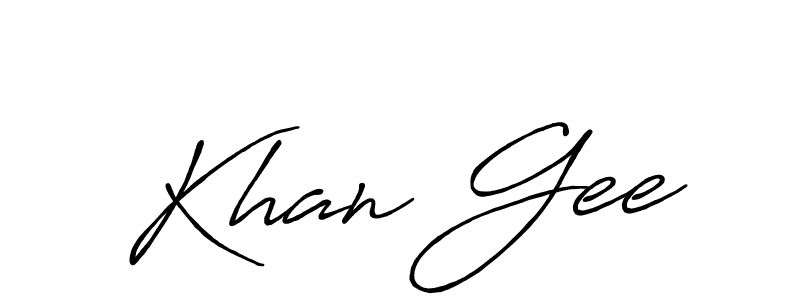 Antro_Vectra_Bolder is a professional signature style that is perfect for those who want to add a touch of class to their signature. It is also a great choice for those who want to make their signature more unique. Get Khan Gee name to fancy signature for free. Khan Gee signature style 7 images and pictures png