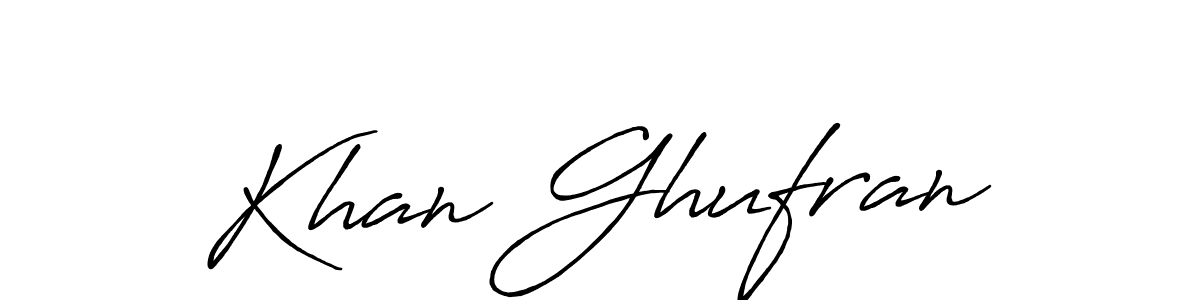 Similarly Antro_Vectra_Bolder is the best handwritten signature design. Signature creator online .You can use it as an online autograph creator for name Khan Ghufran. Khan Ghufran signature style 7 images and pictures png