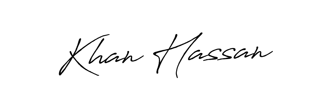 Also You can easily find your signature by using the search form. We will create Khan Hassan name handwritten signature images for you free of cost using Antro_Vectra_Bolder sign style. Khan Hassan signature style 7 images and pictures png