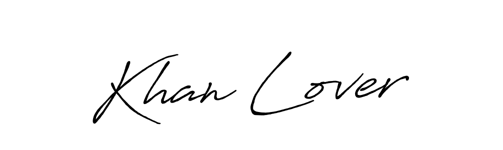 The best way (Antro_Vectra_Bolder) to make a short signature is to pick only two or three words in your name. The name Khan Lover include a total of six letters. For converting this name. Khan Lover signature style 7 images and pictures png