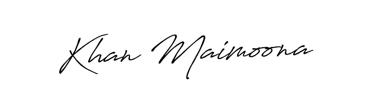 How to Draw Khan Maimoona signature style? Antro_Vectra_Bolder is a latest design signature styles for name Khan Maimoona. Khan Maimoona signature style 7 images and pictures png