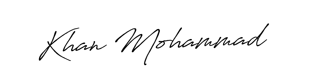 Similarly Antro_Vectra_Bolder is the best handwritten signature design. Signature creator online .You can use it as an online autograph creator for name Khan Mohammad. Khan Mohammad signature style 7 images and pictures png