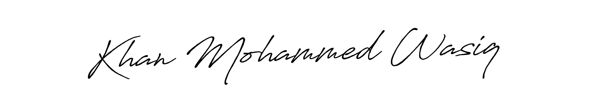 Make a beautiful signature design for name Khan Mohammed Wasiq. Use this online signature maker to create a handwritten signature for free. Khan Mohammed Wasiq signature style 7 images and pictures png