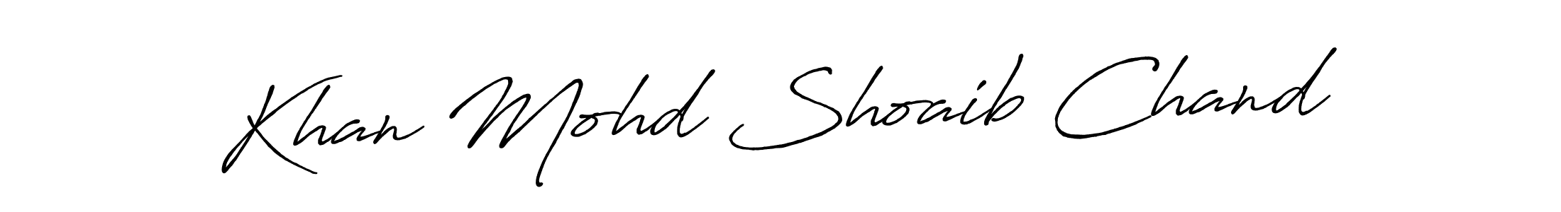 You should practise on your own different ways (Antro_Vectra_Bolder) to write your name (Khan Mohd Shoaib Chand) in signature. don't let someone else do it for you. Khan Mohd Shoaib Chand signature style 7 images and pictures png