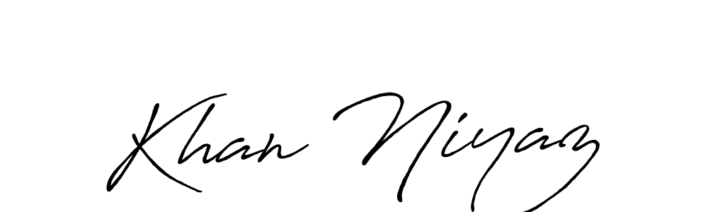 Also we have Khan Niyaz name is the best signature style. Create professional handwritten signature collection using Antro_Vectra_Bolder autograph style. Khan Niyaz signature style 7 images and pictures png