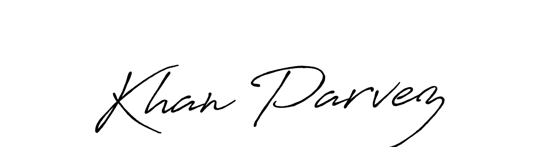 The best way (Antro_Vectra_Bolder) to make a short signature is to pick only two or three words in your name. The name Khan Parvez include a total of six letters. For converting this name. Khan Parvez signature style 7 images and pictures png