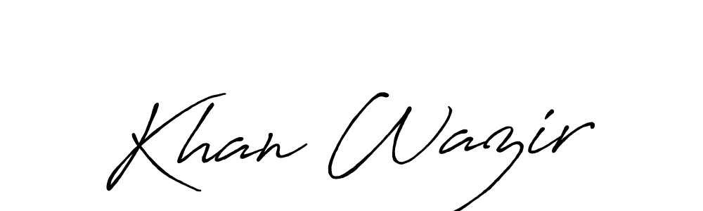 if you are searching for the best signature style for your name Khan Wazir. so please give up your signature search. here we have designed multiple signature styles  using Antro_Vectra_Bolder. Khan Wazir signature style 7 images and pictures png