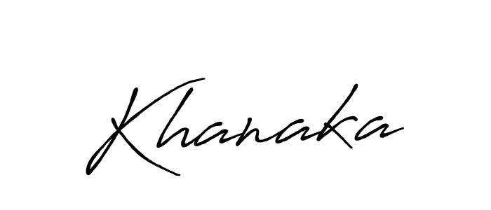 Once you've used our free online signature maker to create your best signature Antro_Vectra_Bolder style, it's time to enjoy all of the benefits that Khanaka name signing documents. Khanaka signature style 7 images and pictures png