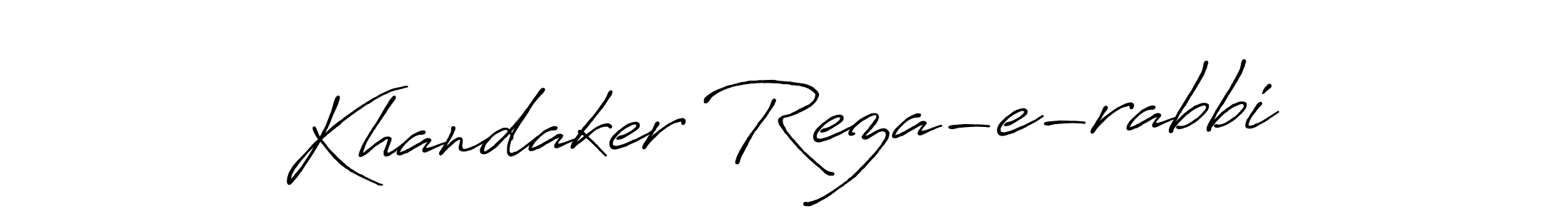 How to make Khandaker Reza-e-rabbi signature? Antro_Vectra_Bolder is a professional autograph style. Create handwritten signature for Khandaker Reza-e-rabbi name. Khandaker Reza-e-rabbi signature style 7 images and pictures png