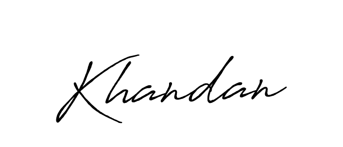 Make a beautiful signature design for name Khandan. Use this online signature maker to create a handwritten signature for free. Khandan signature style 7 images and pictures png
