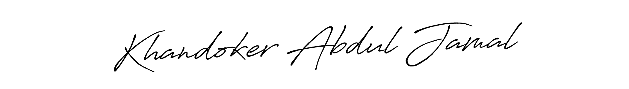 How to make Khandoker Abdul Jamal signature? Antro_Vectra_Bolder is a professional autograph style. Create handwritten signature for Khandoker Abdul Jamal name. Khandoker Abdul Jamal signature style 7 images and pictures png