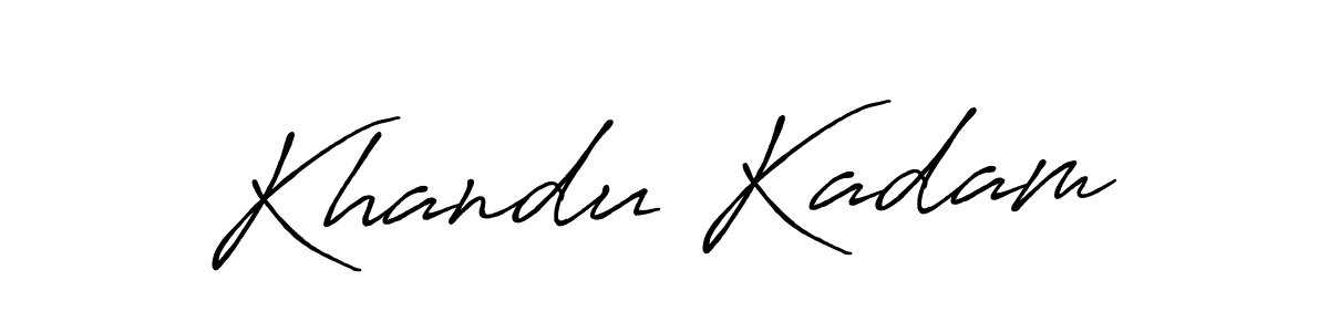 Once you've used our free online signature maker to create your best signature Antro_Vectra_Bolder style, it's time to enjoy all of the benefits that Khandu Kadam name signing documents. Khandu Kadam signature style 7 images and pictures png