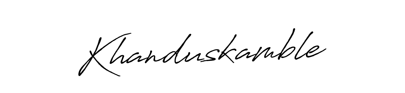 See photos of Khanduskamble official signature by Spectra . Check more albums & portfolios. Read reviews & check more about Antro_Vectra_Bolder font. Khanduskamble signature style 7 images and pictures png
