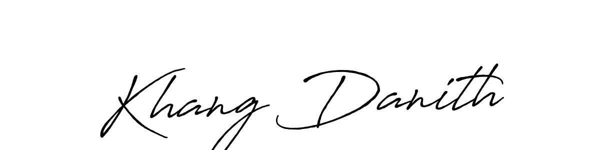 Make a beautiful signature design for name Khang Danith. Use this online signature maker to create a handwritten signature for free. Khang Danith signature style 7 images and pictures png