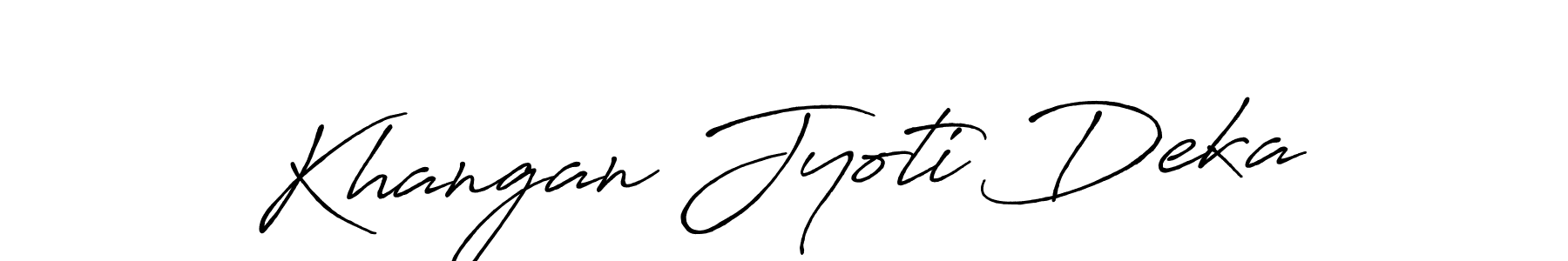 Make a short Khangan Jyoti Deka signature style. Manage your documents anywhere anytime using Antro_Vectra_Bolder. Create and add eSignatures, submit forms, share and send files easily. Khangan Jyoti Deka signature style 7 images and pictures png