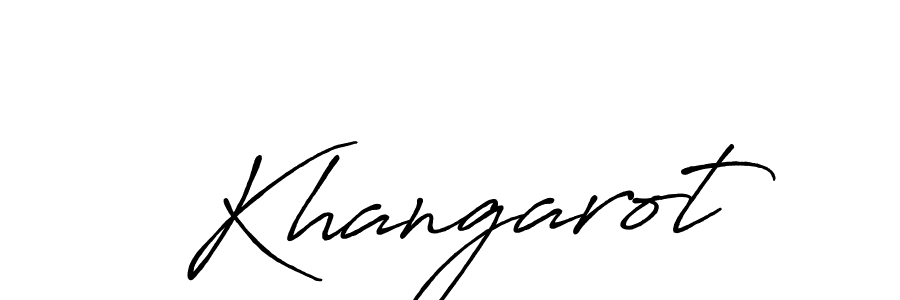 Once you've used our free online signature maker to create your best signature Antro_Vectra_Bolder style, it's time to enjoy all of the benefits that Khangarot name signing documents. Khangarot signature style 7 images and pictures png