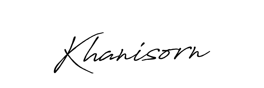 You can use this online signature creator to create a handwritten signature for the name Khanisorn. This is the best online autograph maker. Khanisorn signature style 7 images and pictures png