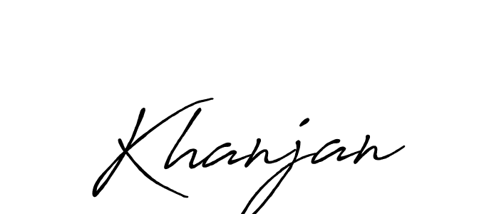 if you are searching for the best signature style for your name Khanjan. so please give up your signature search. here we have designed multiple signature styles  using Antro_Vectra_Bolder. Khanjan signature style 7 images and pictures png