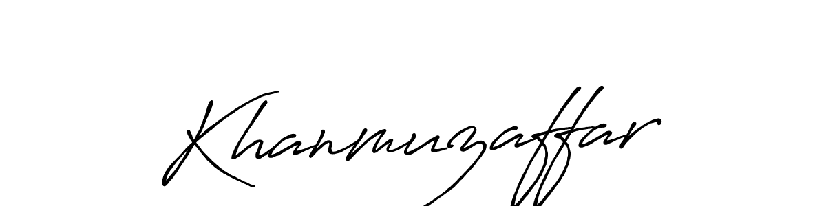 It looks lik you need a new signature style for name Khanmuzaffar. Design unique handwritten (Antro_Vectra_Bolder) signature with our free signature maker in just a few clicks. Khanmuzaffar signature style 7 images and pictures png