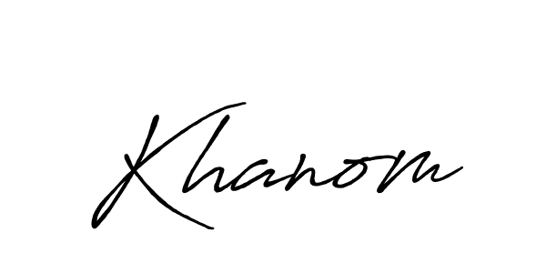 Once you've used our free online signature maker to create your best signature Antro_Vectra_Bolder style, it's time to enjoy all of the benefits that Khanom name signing documents. Khanom signature style 7 images and pictures png