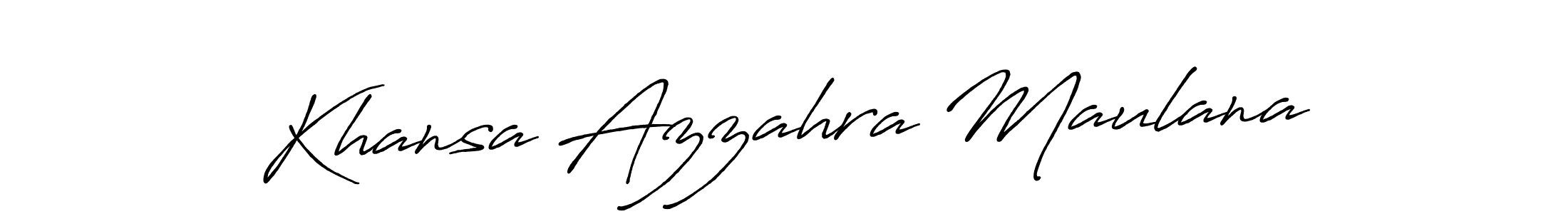 Best and Professional Signature Style for Khansa Azzahra Maulana. Antro_Vectra_Bolder Best Signature Style Collection. Khansa Azzahra Maulana signature style 7 images and pictures png