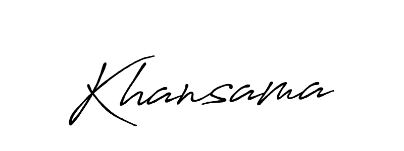 Best and Professional Signature Style for Khansama. Antro_Vectra_Bolder Best Signature Style Collection. Khansama signature style 7 images and pictures png