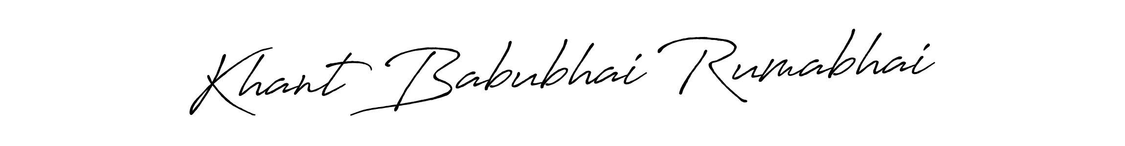 Similarly Antro_Vectra_Bolder is the best handwritten signature design. Signature creator online .You can use it as an online autograph creator for name Khant Babubhai Rumabhai. Khant Babubhai Rumabhai signature style 7 images and pictures png
