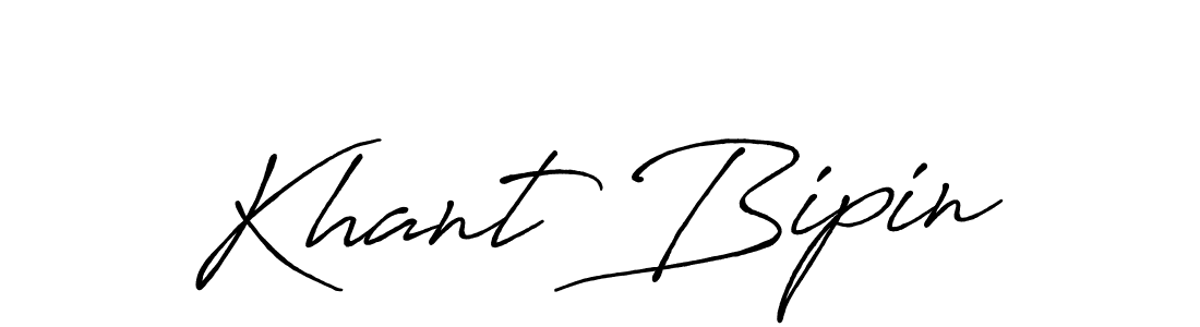 How to Draw Khant Bipin signature style? Antro_Vectra_Bolder is a latest design signature styles for name Khant Bipin. Khant Bipin signature style 7 images and pictures png