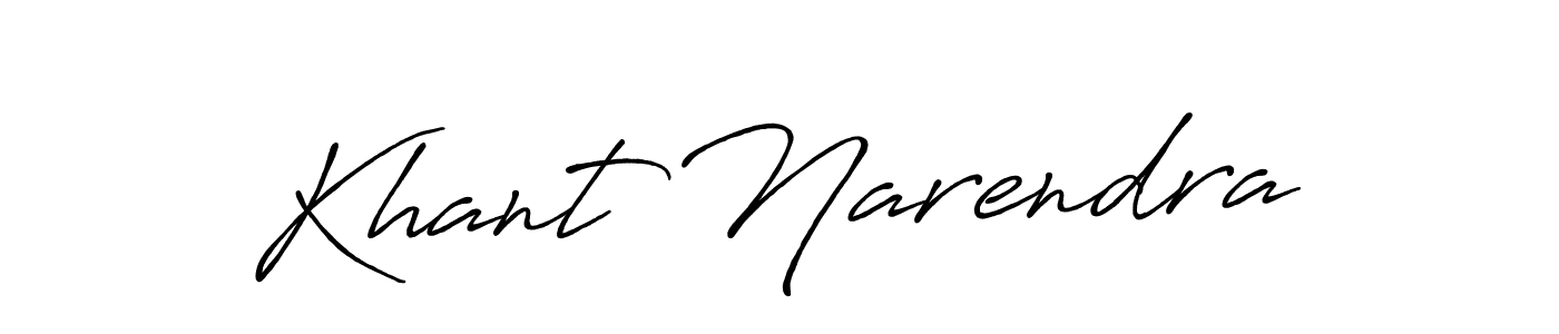 You should practise on your own different ways (Antro_Vectra_Bolder) to write your name (Khant Narendra) in signature. don't let someone else do it for you. Khant Narendra signature style 7 images and pictures png