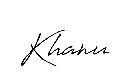 if you are searching for the best signature style for your name Khanu. so please give up your signature search. here we have designed multiple signature styles  using Antro_Vectra_Bolder. Khanu signature style 7 images and pictures png