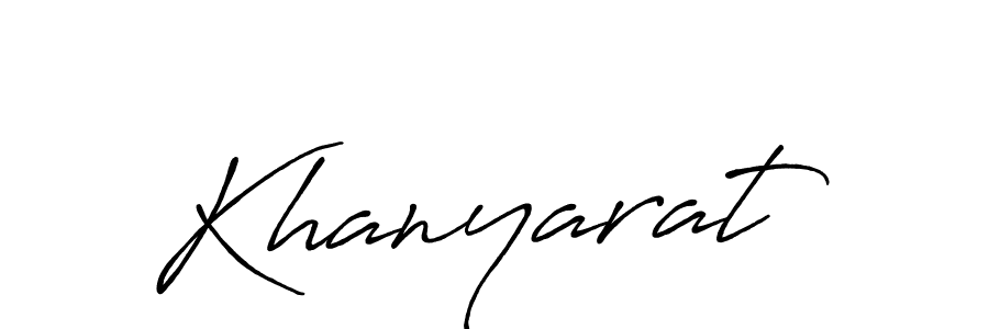 See photos of Khanyarat official signature by Spectra . Check more albums & portfolios. Read reviews & check more about Antro_Vectra_Bolder font. Khanyarat signature style 7 images and pictures png