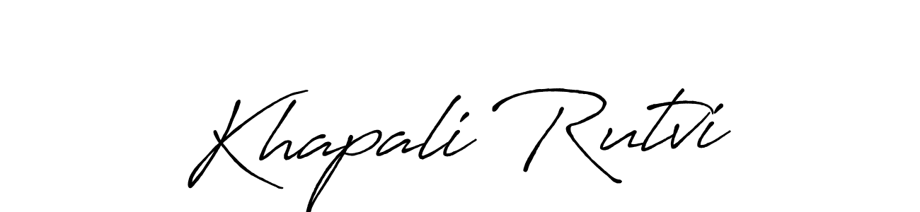 Check out images of Autograph of Khapali Rutvi name. Actor Khapali Rutvi Signature Style. Antro_Vectra_Bolder is a professional sign style online. Khapali Rutvi signature style 7 images and pictures png