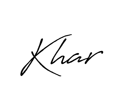 How to make Khar name signature. Use Antro_Vectra_Bolder style for creating short signs online. This is the latest handwritten sign. Khar signature style 7 images and pictures png