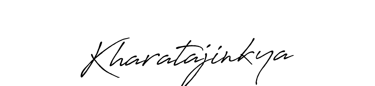 Similarly Antro_Vectra_Bolder is the best handwritten signature design. Signature creator online .You can use it as an online autograph creator for name Kharatajinkya. Kharatajinkya signature style 7 images and pictures png