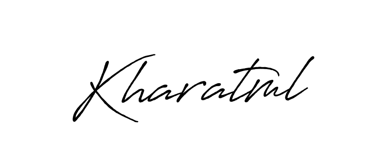 Design your own signature with our free online signature maker. With this signature software, you can create a handwritten (Antro_Vectra_Bolder) signature for name Kharatml. Kharatml signature style 7 images and pictures png