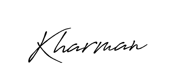 if you are searching for the best signature style for your name Kharman. so please give up your signature search. here we have designed multiple signature styles  using Antro_Vectra_Bolder. Kharman signature style 7 images and pictures png