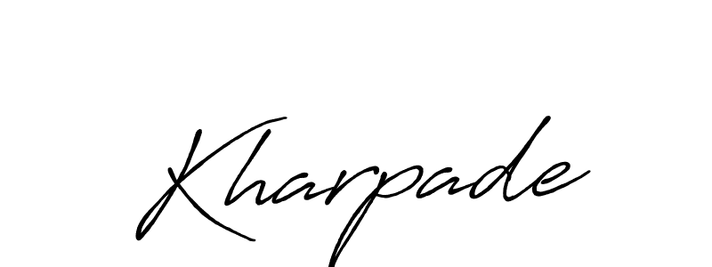 Similarly Antro_Vectra_Bolder is the best handwritten signature design. Signature creator online .You can use it as an online autograph creator for name Kharpade. Kharpade signature style 7 images and pictures png