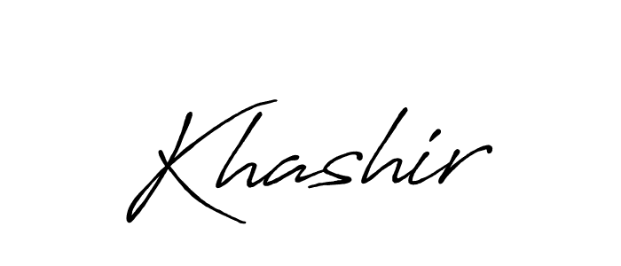 Make a beautiful signature design for name Khashir. Use this online signature maker to create a handwritten signature for free. Khashir signature style 7 images and pictures png