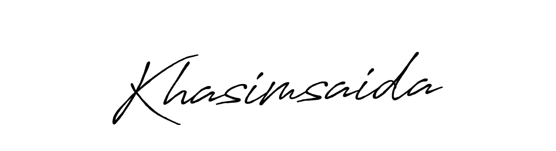 Similarly Antro_Vectra_Bolder is the best handwritten signature design. Signature creator online .You can use it as an online autograph creator for name Khasimsaida. Khasimsaida signature style 7 images and pictures png