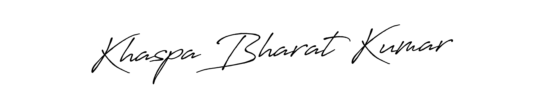 How to Draw Khaspa Bharat Kumar signature style? Antro_Vectra_Bolder is a latest design signature styles for name Khaspa Bharat Kumar. Khaspa Bharat Kumar signature style 7 images and pictures png