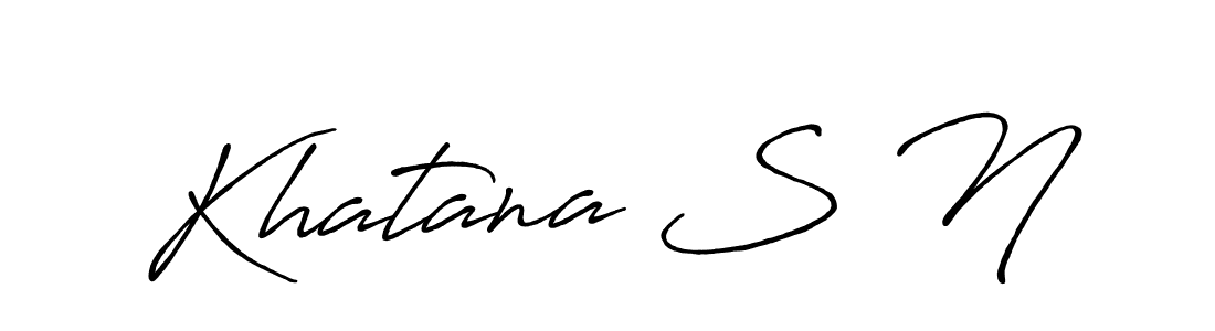 Also we have Khatana S N name is the best signature style. Create professional handwritten signature collection using Antro_Vectra_Bolder autograph style. Khatana S N signature style 7 images and pictures png